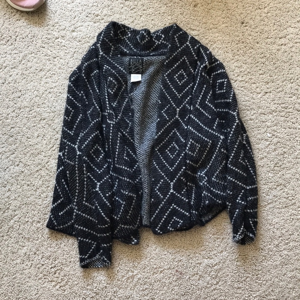 Tribal black and Grey cardigan